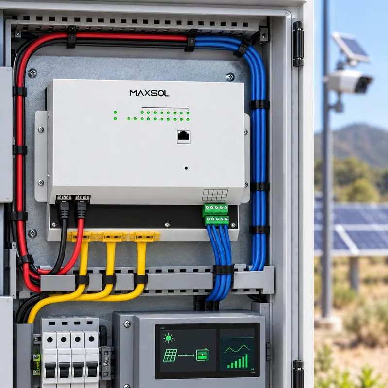 IOT2802SFG-S managed solar industrial PoE switch with Gigabit PoE and SFP ports